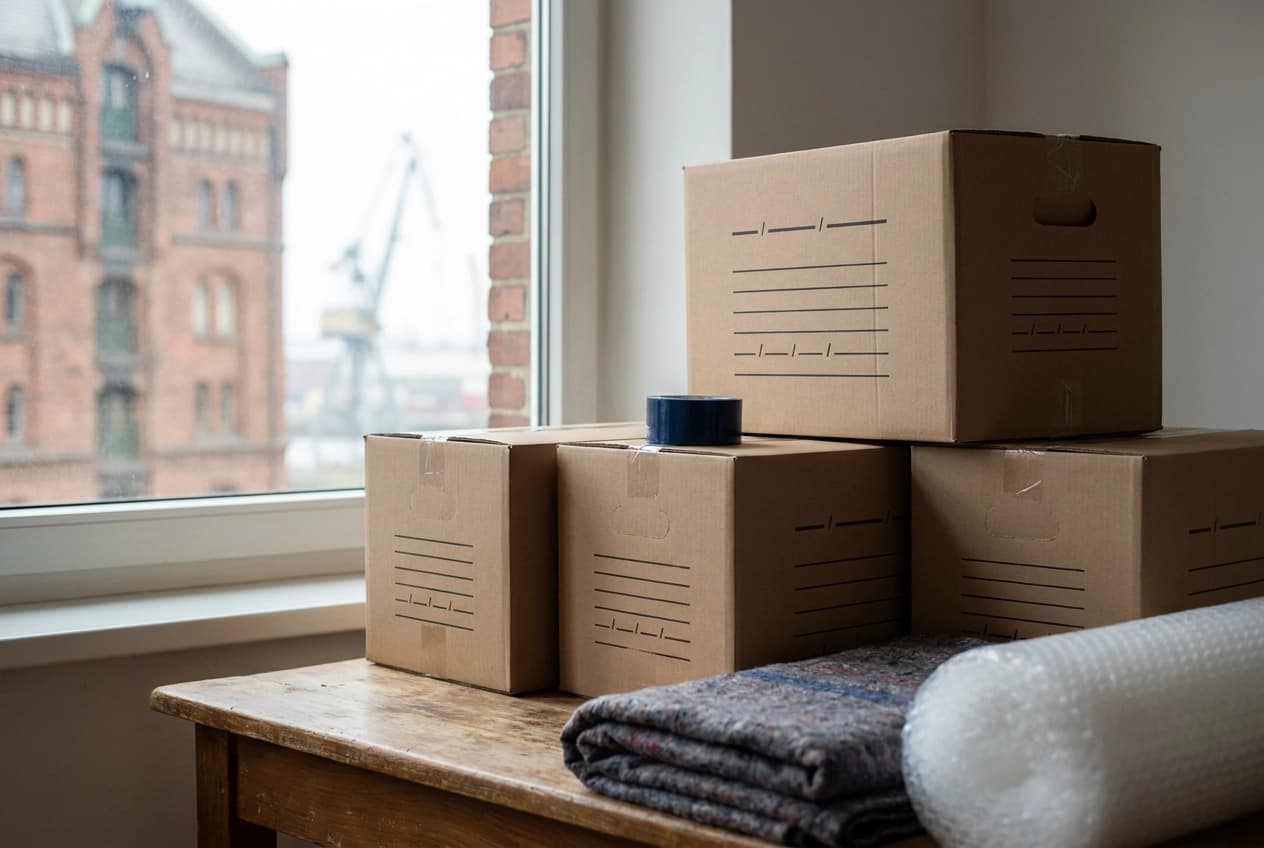 Professional header image for step-by-step guide: Kantoorverhuizing in Antwerpen: hoe tijdelijke opslag de ...